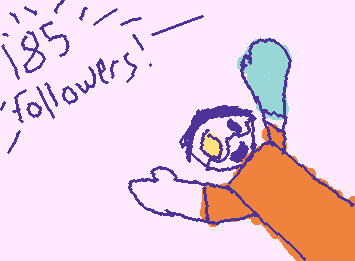 thank you my amazing followers for getting me to 185 followers, I'm so close to 200 :D
