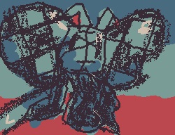 " HIT ME HARD AND HIT ME FAST. " evil/broken Bowtie the bow tie as a maid/kitten