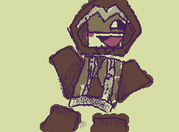 telamon in block tails is so silly... they need more screen time. i lwky screamed when i saw telamon waiting for us >=]