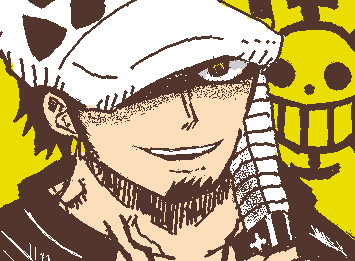 @I like Trafalgar Law kokodesu 遅くなりすみません🙇ワンピースのローです！！ワンピース面白くて私も好きです😍