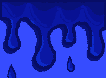 Dripping water ('o')