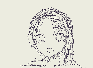 私の今の髪型☆顔は1000倍可愛くしてる☆(もっとだけどね…汗)髪くくったら前の短い髪が目くらいまで落ちてくるんだよね汗