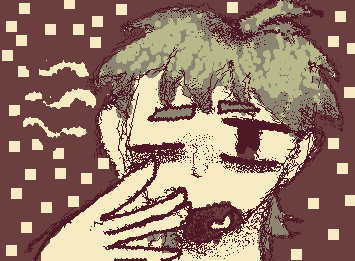 reposting this cuz i LIED 😔 it's day eight of using the color palettes.
i still don't know how to draw men correctly