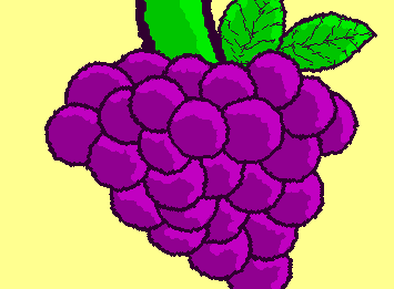 A bunch of grapes. Part of my "Savory" series.