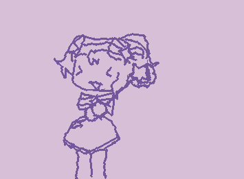 i draw my oc with "Retry Now" clothes:P