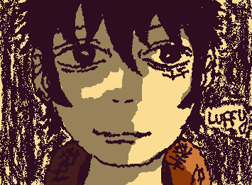 Luffy in my own style :3