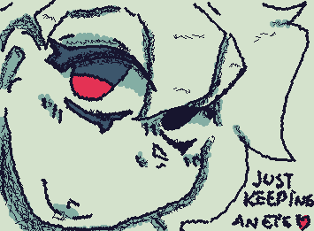 carmen from Lobotomy corp but I got too lazy on her hair XP
also yes thats an imogen heap lyric :3 (i think)
I like project moon too besides phighting!