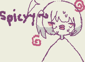 my sister gave me some very spicy chips (I cant talk) also! I cut my bangs again :>