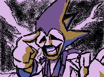 Made it for an hour and a half, the character is Majin from "Sinister", and from the album Sinister minds!