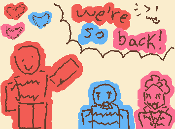 So sorry for being gone for so long! I just had to take a quick mental break is all.. but I am back and better than ever! In fact I might start taking requests!