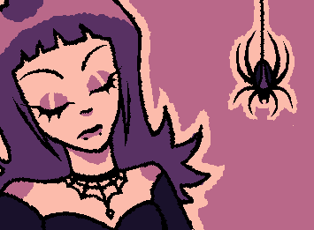 🕷️🕸️ I haven't posted anything for a week, my mock exams killed me buuuut I'm finally free LOL
anyway, she’s kinda inspired by Arachned in Soul Eater 🕸️🕷️