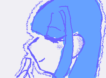 横顔
