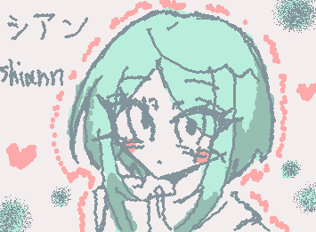 オリキャラ　シアンちゃん／original character
この髪型好き^v^