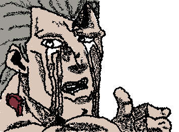 "I'm sick of it! People like him...dying all around me..."