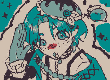 チョコミント擬人化🍫🌿