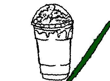 フラペチーノ描いたんで好きな飲み物に…🫶🏻