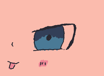 おめめ　かたっぽだけ