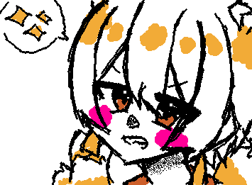 @inari さんのOCを描かせていただきました♪

I drew an original character belonging to ＠inari ♪