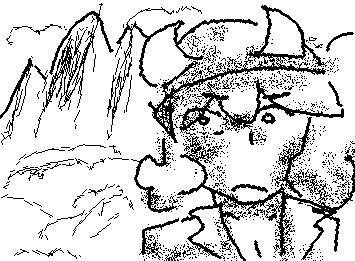 i was drawing on ms paint. i made absolute PEAK hawaii: part II fanart. then it crashed. and i lost it all.
