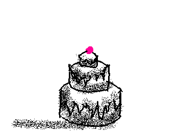 cake. :3.   ill be posting very LESS often :(( cause I dont have any ideas and its Kinda hard to draw here :(