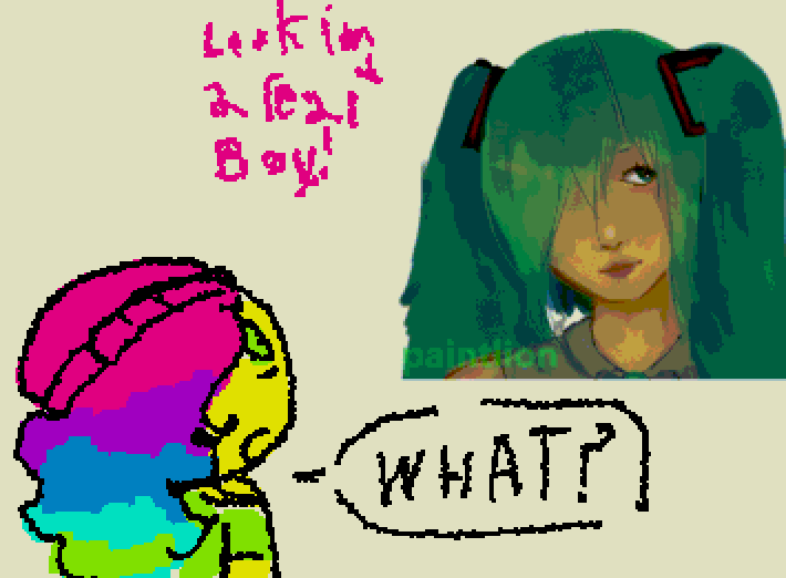 I'm a real boy now! (Miku art made by me! :D)