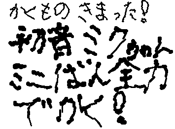 最近集中してかけるものがなかったから悩んでたけど決めました!!初音ミクちゃん(ミニ)を全力120%でかく!
