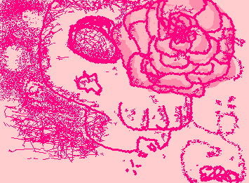 Rose & Skull gotta say this may be my favorite drawing alongside bloody galaxy (On my channel)