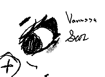 New eye!!! From my oc Vanessa her eye got hurt when she was little