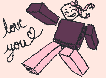 HIII! I was feeling a little lazy today but oh well! Here you a silly little robloxian :D (I want to sleep)