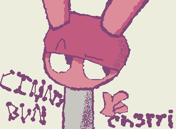 My oc I guess. His name's Cinny Bun and he skates and does graffiti lol.