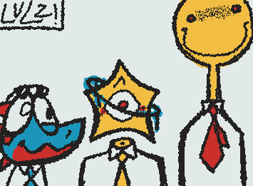 @RAYSNOTREAL I drew some WigglyPaint ocs up in a Tally Hall type cover! The other OCS are from Tishera or Zyyo and mustardd!