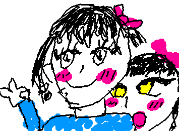 後ろにいる女の子は⋯?
