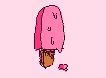 It's a melted popsicle!