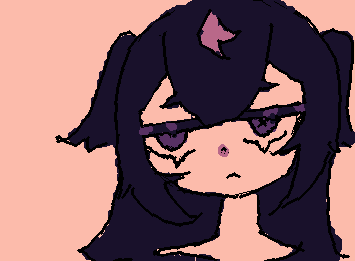 動く線で描くのが難しいんですよこのお目目...