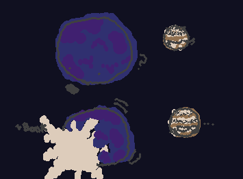 Jupiters moon Calisto is marked with many asteroid scars. due to its inactive surface, its contantly bombarded with new craters ever since formation. (reupload)