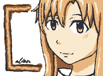 asuna from sao for @iceeteaa i like this style sm