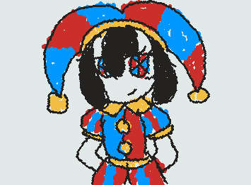 I thought I should make a brain twister, sooo is pomni frowning or smirking???