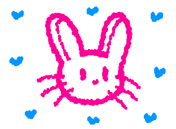 just a lil bunny I doodled at midnight