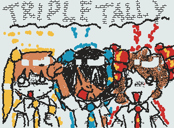 triple tallies!!!! (also yeah the dots above rob r morse code heh..)