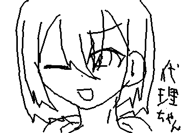 代理こんな感じにしようかな的な絵、雑すぎて何も分からんがw