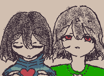 FriskとChara