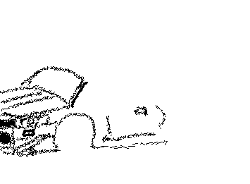 Trying to draw a Nissan GTR R34 skyline but messed up with the sizing. Loki didn't want it to go to waste though