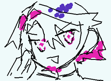 スマホちっちゃくてカクカクして描きにくい