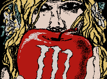 Monster BAD APPLE. (reminder ->> check my profile <333)
