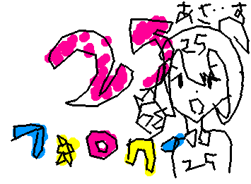 ２５フォロワーおめでとう！（↑絵は適当）