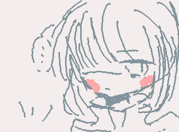服の色塗り忘れました、、