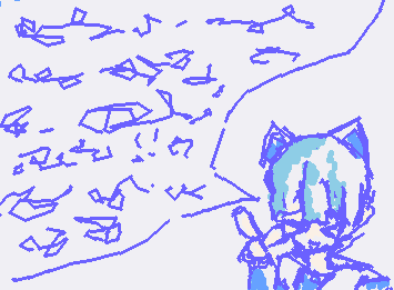 意味のわからない言語を話すmizuiちゃん(オリキャラです)