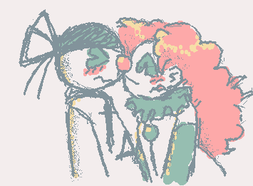 Big clown nose gets in the way