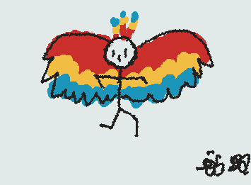 He's a parrot man and he knows where you keep the saltine crackers.