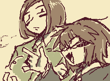 横顔描きすぎか